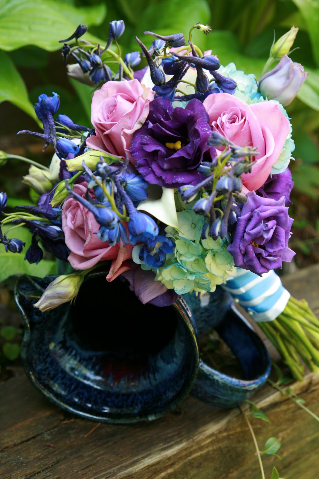 Blue and Purple Wedding