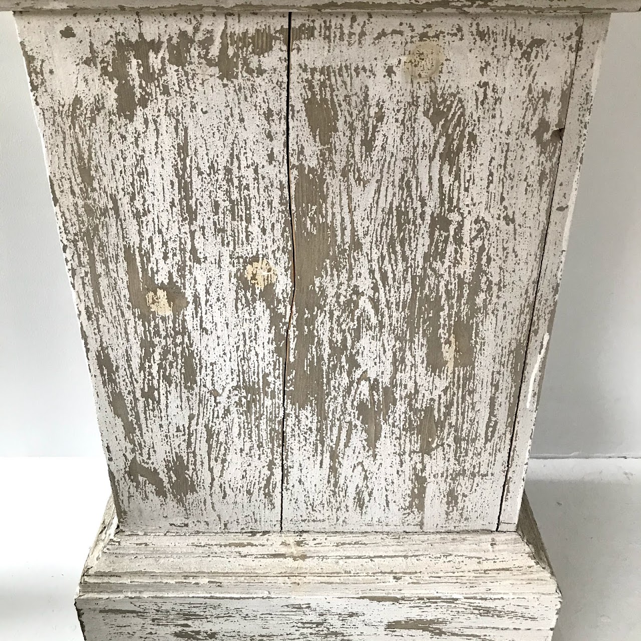 Distressed Pillar Pedestal #1