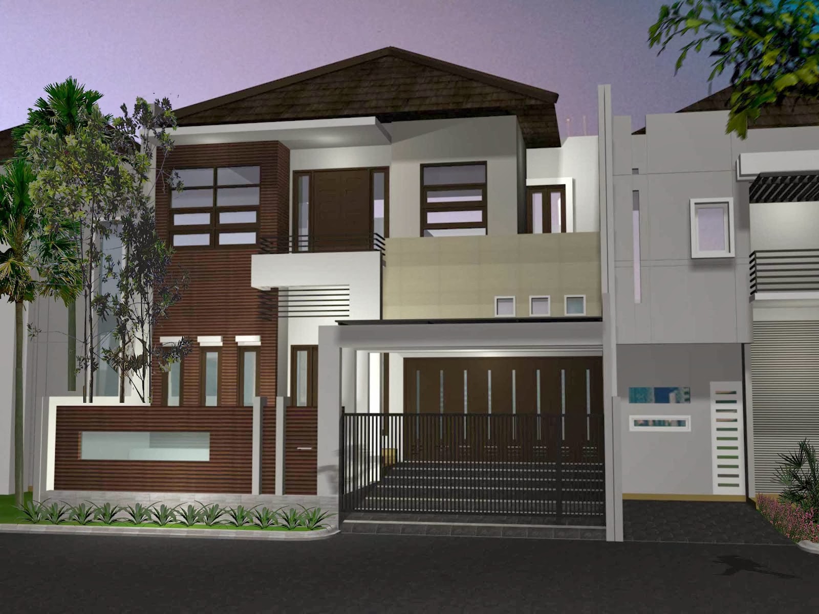 Denah Rumah Minimalis 2 Lantai Ukuran 9x12 Desain Rumah Minimalis