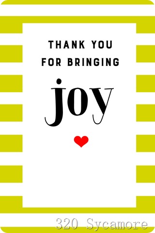 joy printable