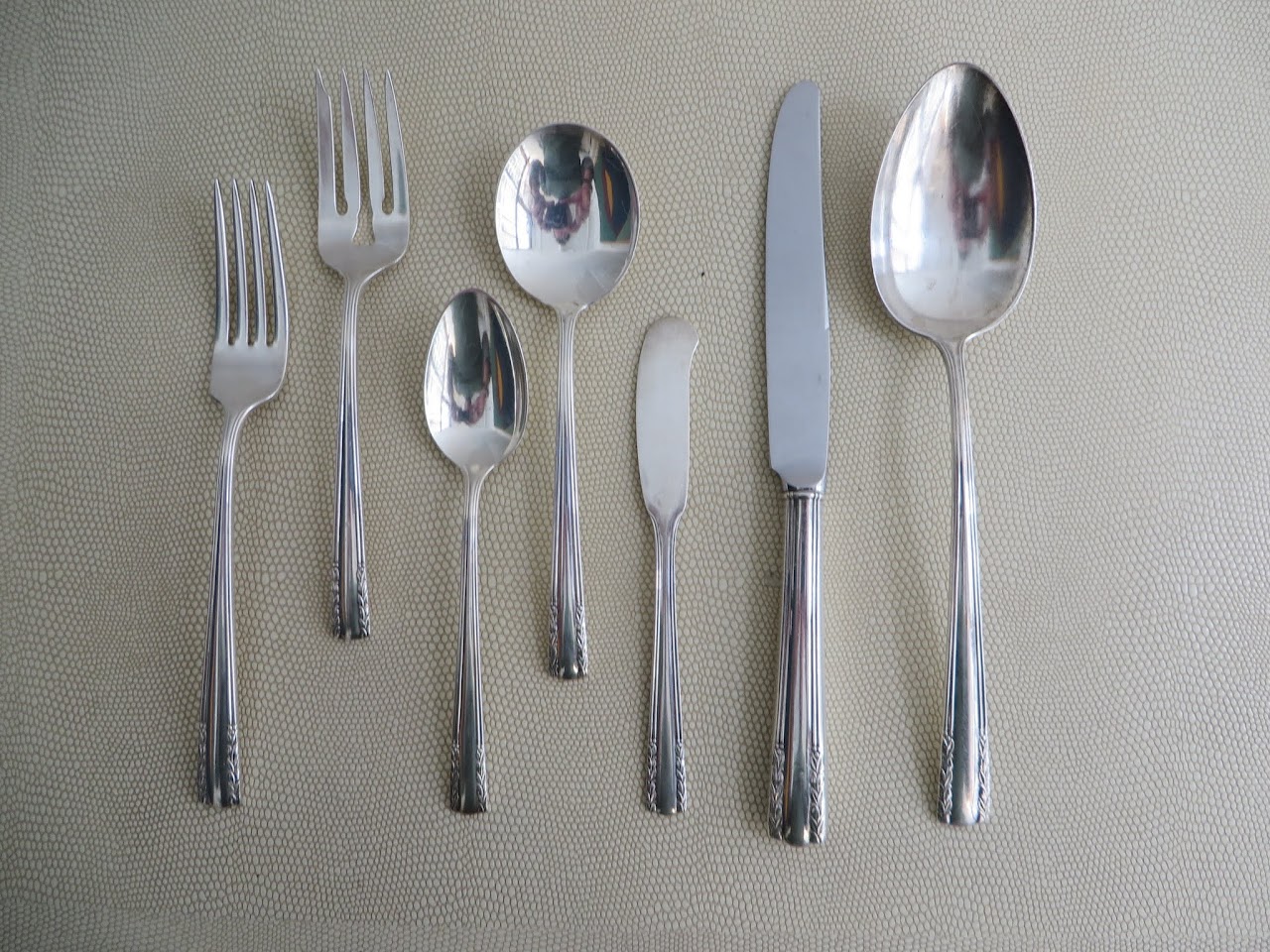 Alvin Sterling Silver Flatware Set