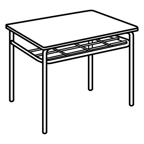 Pinto Dibujos: Mesa de escuela para colorear