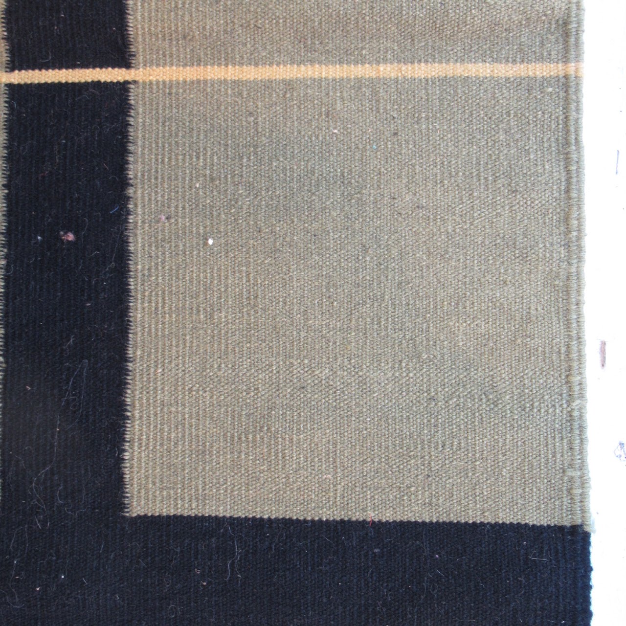 Oversized Plaid Wool Area Rug 4