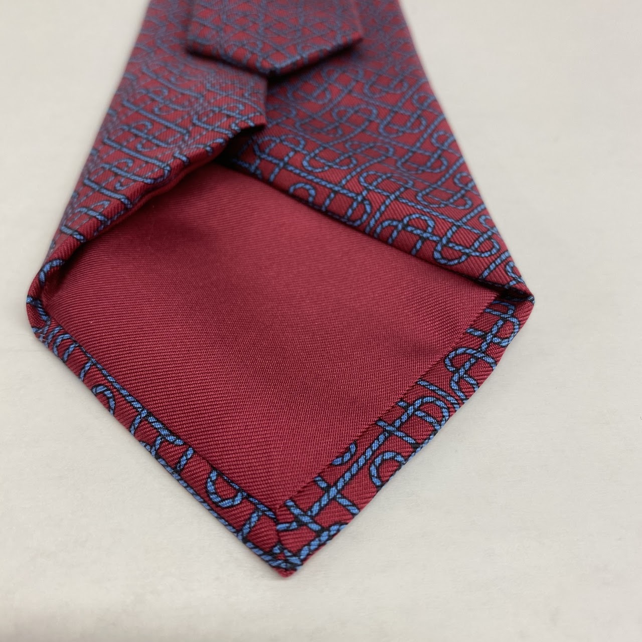 Hermès Red & Blue Rope Tie