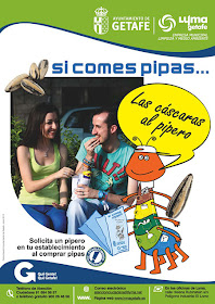 Si comes pipas, no tires las cáscaras al suelo