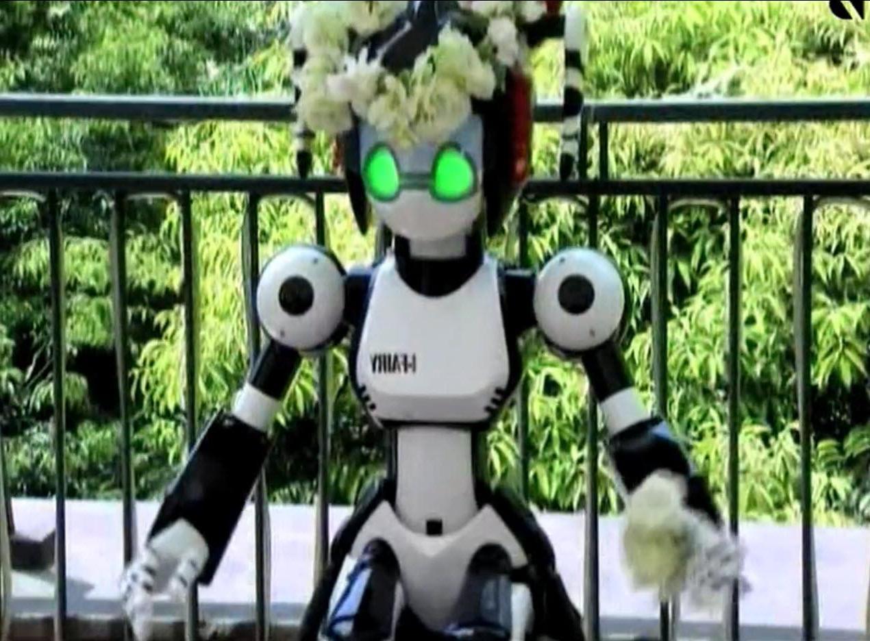 Click to Play Robot Wedding