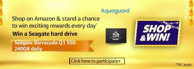  Amazon Shop & Win Seagate Barracuda Quiz answers 3rd November 2020