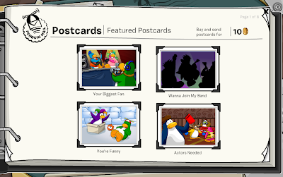 Club Penguin - Featured Postcards - March 2014