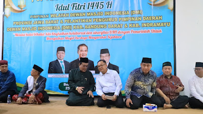 Pj. Wali Kota Bekasi Hadiri Pelantikan Pengurus Dewan Masjid Indonesia (DMI) Kabupaten Indramayu dan Kabupaten Bandung Barat