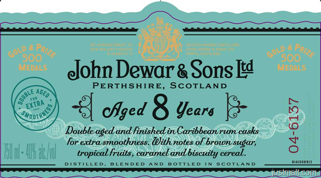 Dewar’s Caribbean Smooth Rum Cask Finish