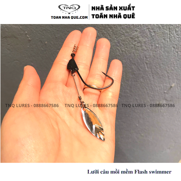 Lưỡi Câu Mồi Mềm Flash Swimmer