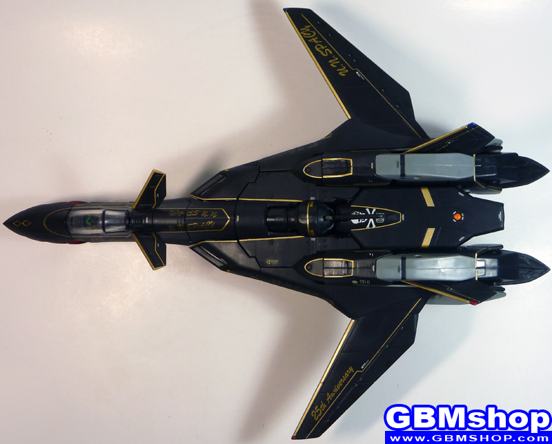 Macross VF-X VF-19A Super Black Excalibur Fighter Mode