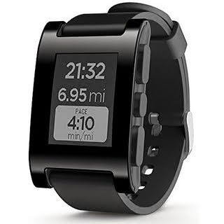 Pebble Smartwatch for iPhone and Android (Black)