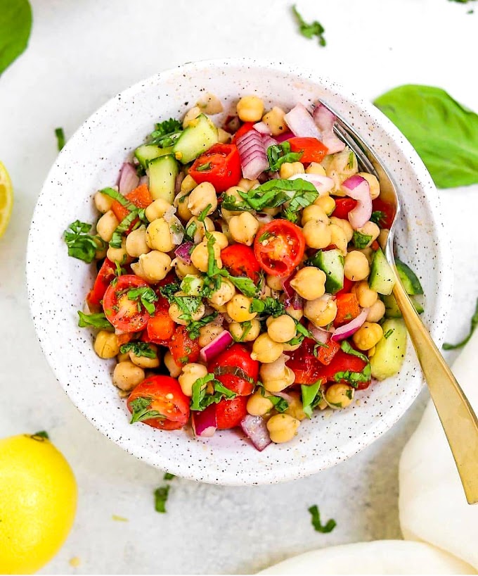 Mediterranean Chickpea Salad Recipe | Breakfast Care