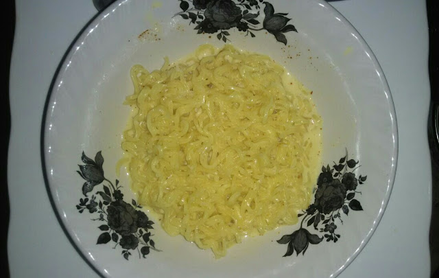 cara membuat mie rebus susu,