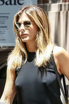 47-Year-Old Hollywood Actress, Jennifer Aniston Steps Out Without Bra  (Photos) - Gistmania