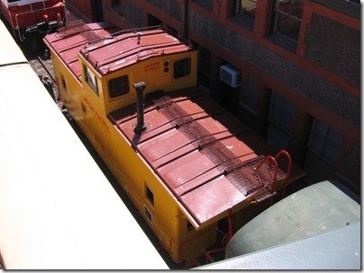 IMG_2786 Union Pacific CA-4 Caboose #25198 at Union Station in Portland, Oregon on May 8, 2010