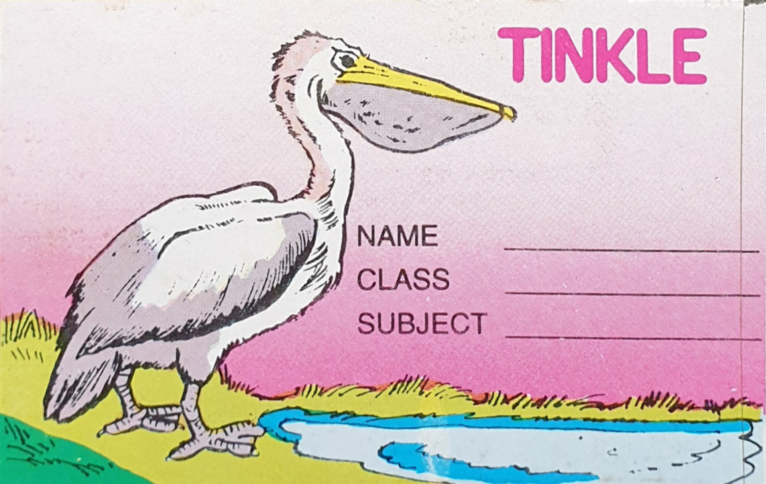 Pelican sticker from Tinkle