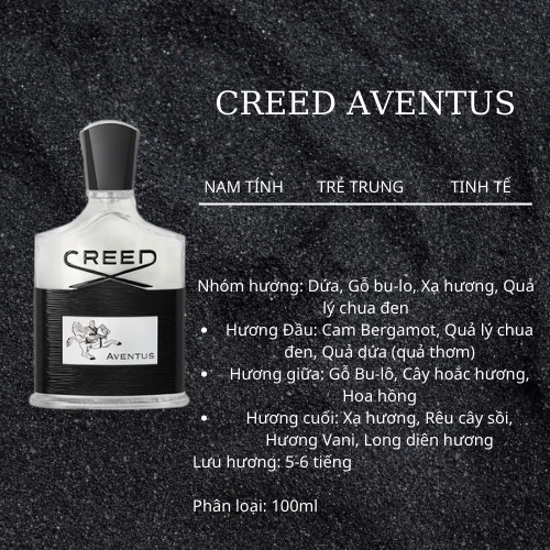  Nước Hoa Nam Creed Aventus EDP 100ml lịch lãm đàn ông, sang trọng và cuốn hút- Chisman