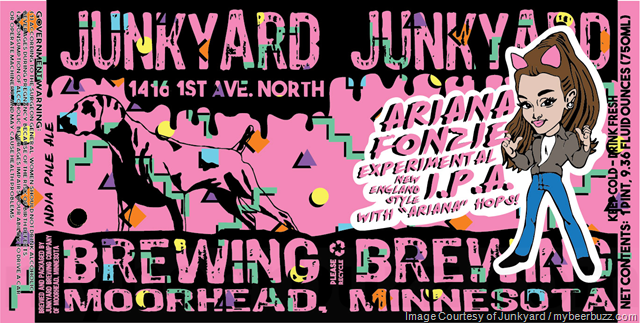 Junkyard Brewing Working On Ariana Fonzie IPA