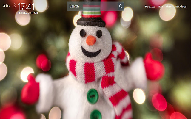 Snowman HD Wallpapers New Tab