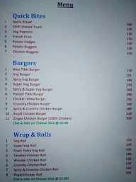 Royal King Cafe menu 8