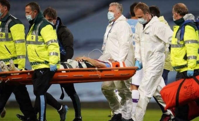 Man City’s Eric Garcia Hospitalized After Heavy Collision With Ederson