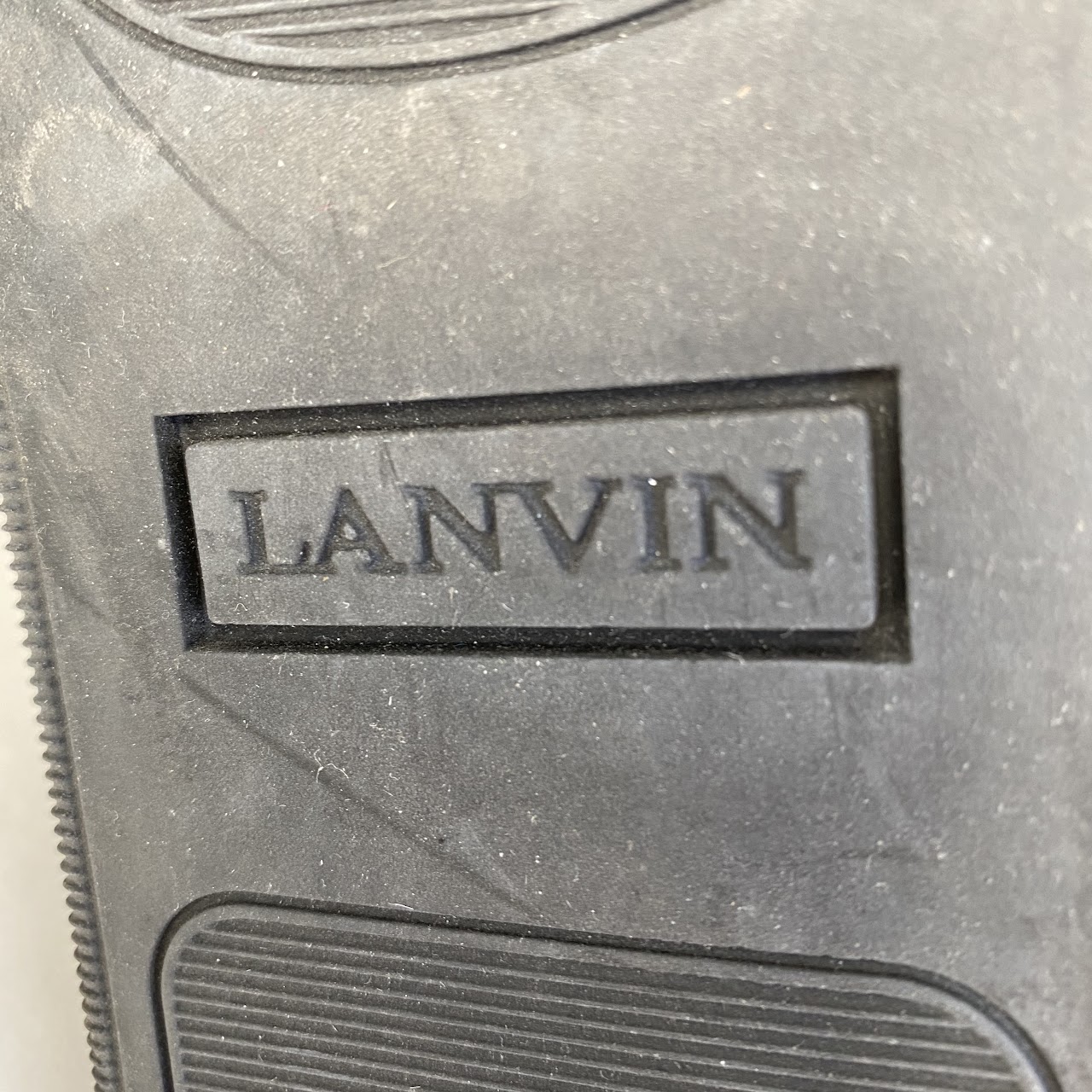 Lanvin Black Suede Sneakers