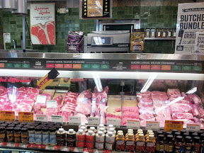 Meat + Poultry section of Whole Foods Pearl... Is one of the butchers and fishmongers we see at Best Butcher Contest & Fishmonger Face Off at Feast Portland 2013 going to be one from your neighborhood Whole Foods and providing you with the finest cuts of meat and fish?