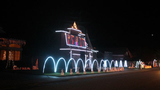 Christmas Light at Liberty Lane Gilbert AZ 85233