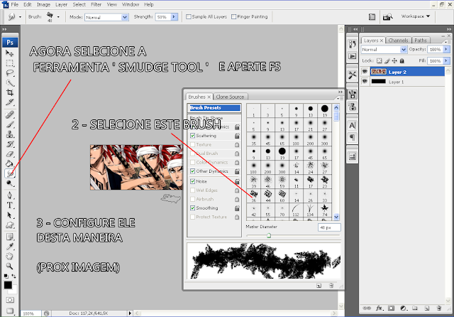 [Tutorial] Fazendo Background com a ' Smugde Tool ' & Tratamento de Render TUT7