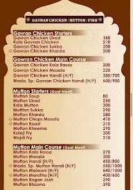 Wada by Hotel Gavran Tadka menu 6