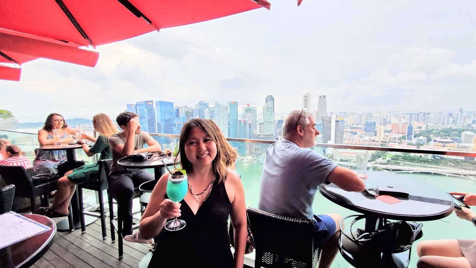 Guide to Visiting Marina Bay Sands, Singapore: I recommend Ce La Vi at Marina Bay Sands - you get a drink and a view for the price