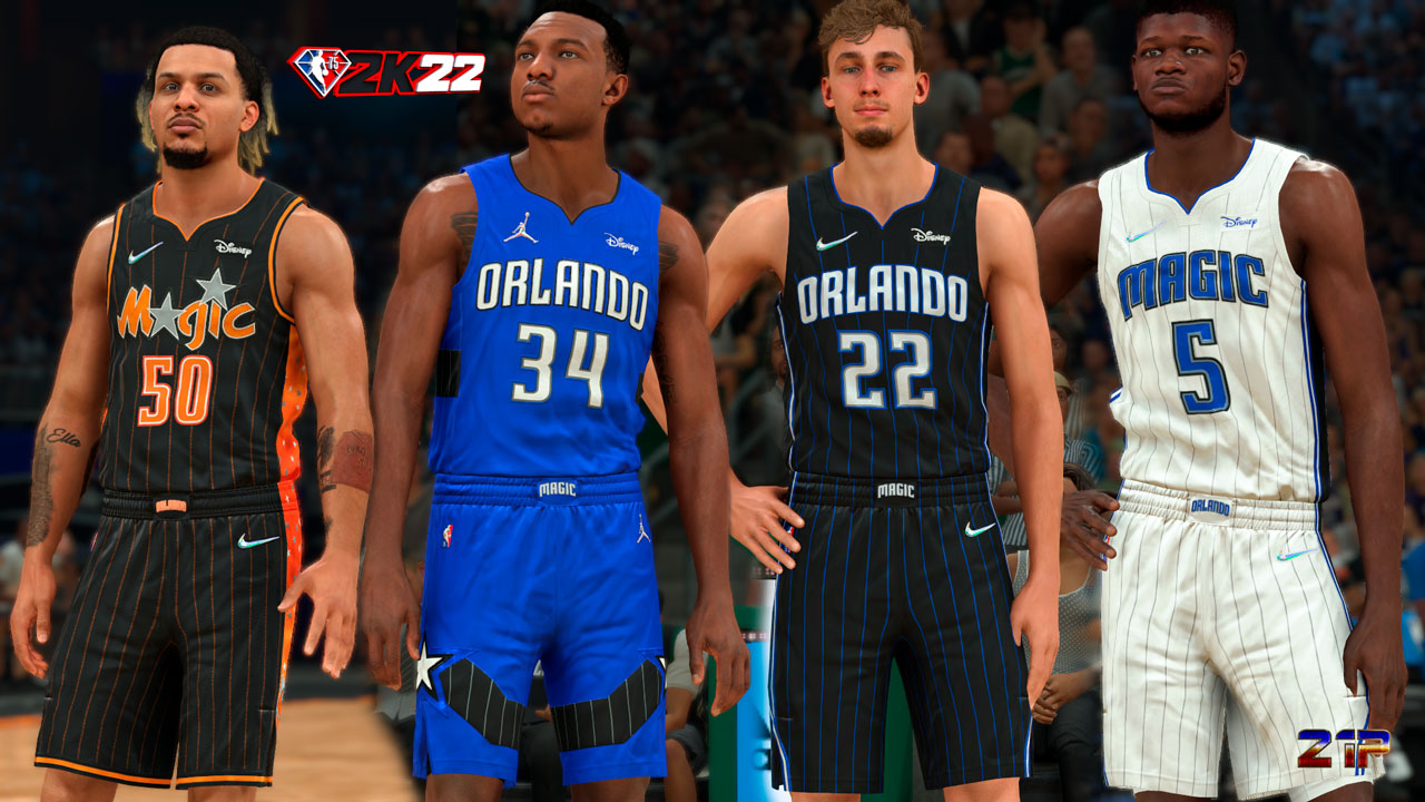 NBA 2K22 Magic Jerseys