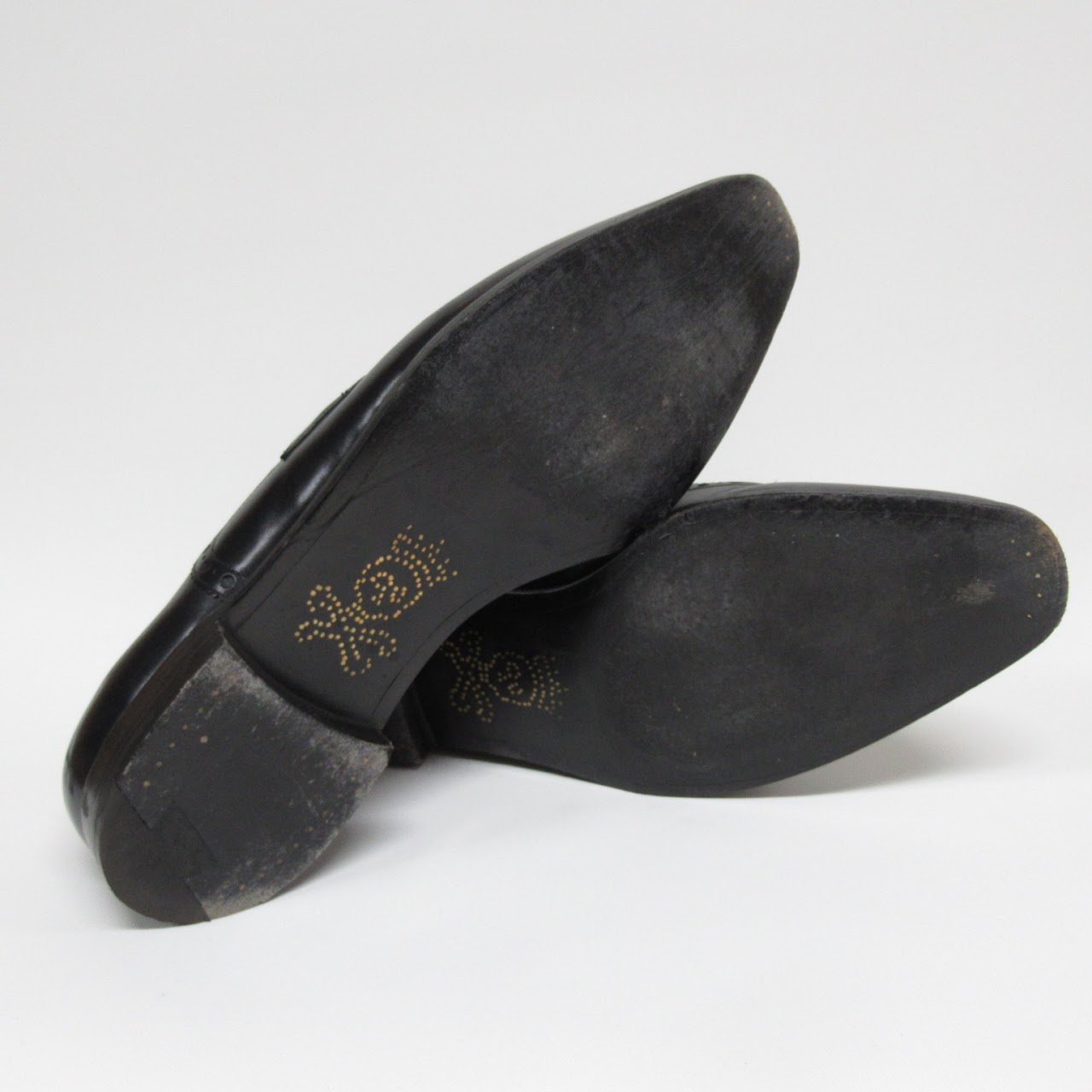 Barker Black Longwing Loafers