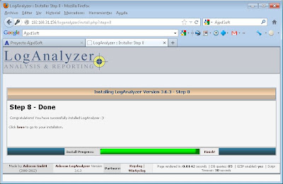 Instalar LogAnalyzer para consulta va web de los log de Rsyslog