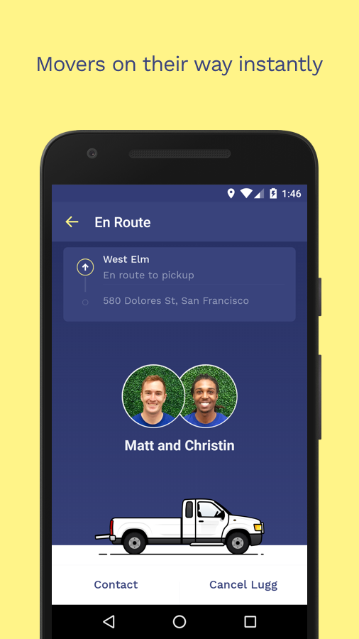   Lugg – Your On-Demand Mover – Capture d'écran 