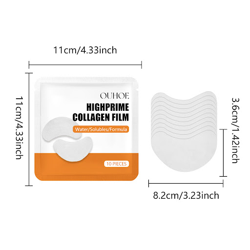 Title 1, Collagen eye mask reduces fishtail lines around...