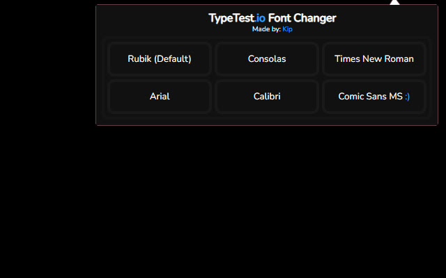 TypeTest.io Font Changer chrome extension