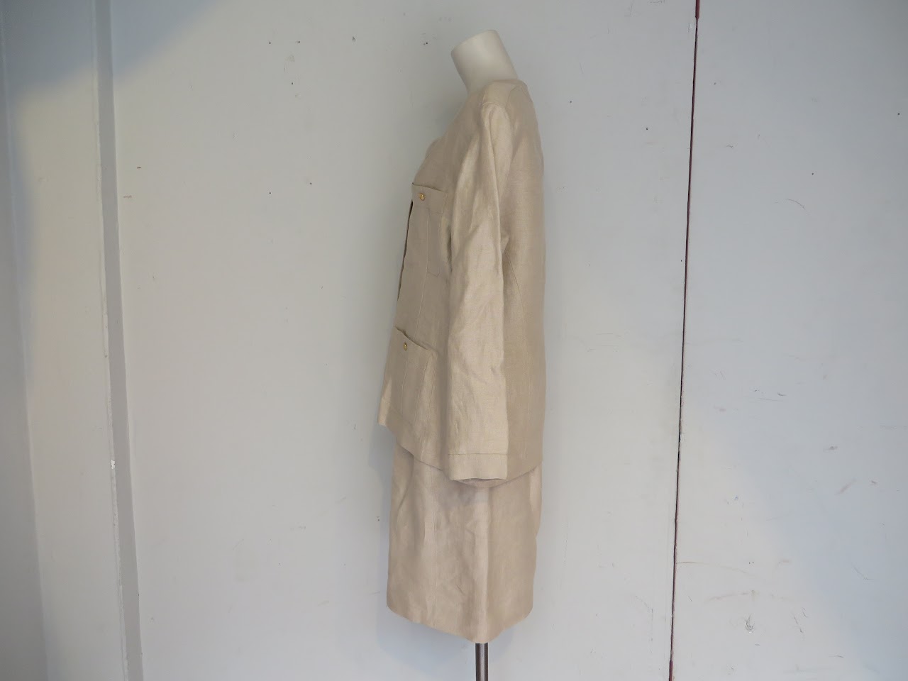 Chanel Linen Skirt Suit