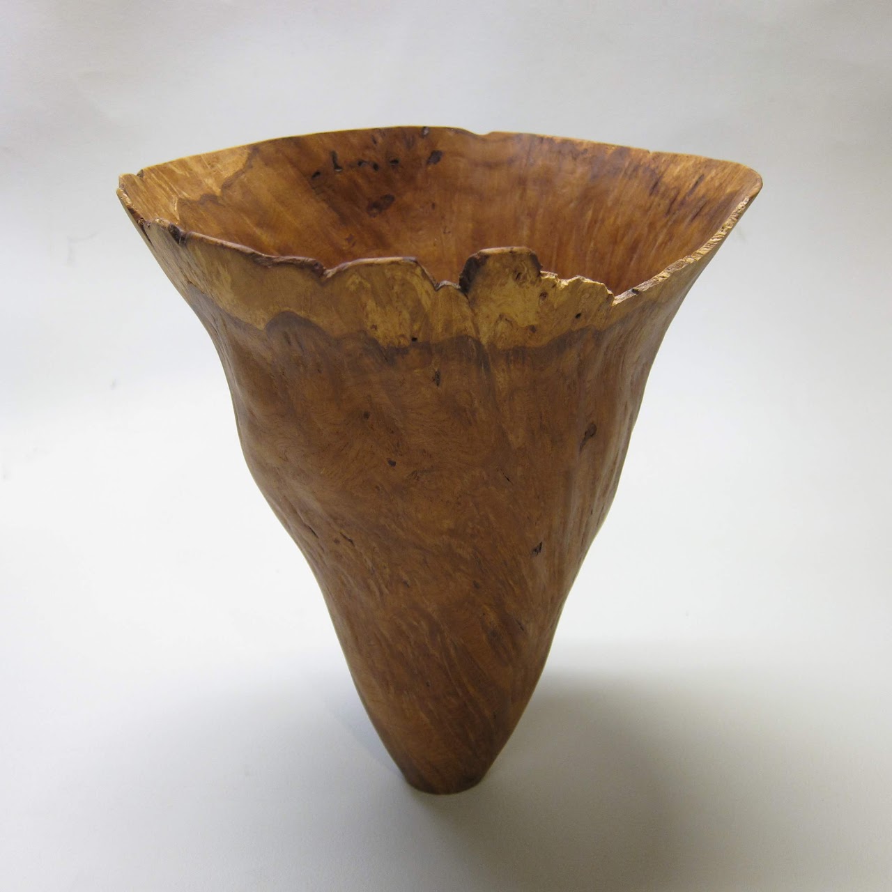 Anthony Bryant Signed Burr Oak Vessel Tall