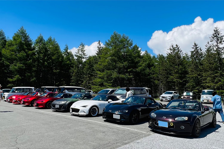ロードスターRFのいつもいいね＆コメントありがとうございます🥰・star☆dust 全国ミーティング・一緒に走って下さった皆さんへ感謝です♪・富士山に関するカスタム事例の投稿画像3枚目