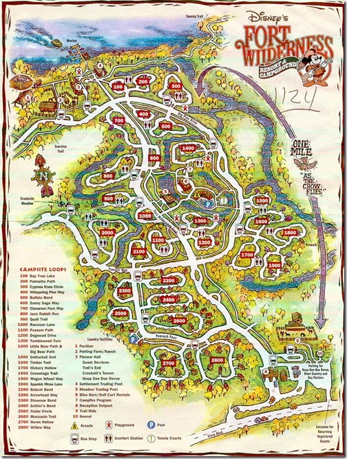 fort wilderness map fort wilderness map