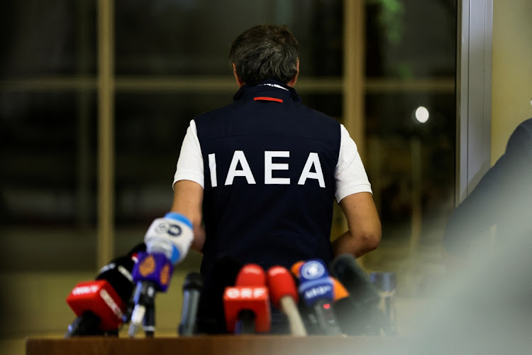 IAEA director-general Rafael Grossi leaves a news conference after his return from Ukraine where he and his team visited the Zaporizhzhia nuclear plant, at Vienna airport in Schwechat, Austria, September 2 2022. Picture: LEONHARD FOEGER/REUTERS