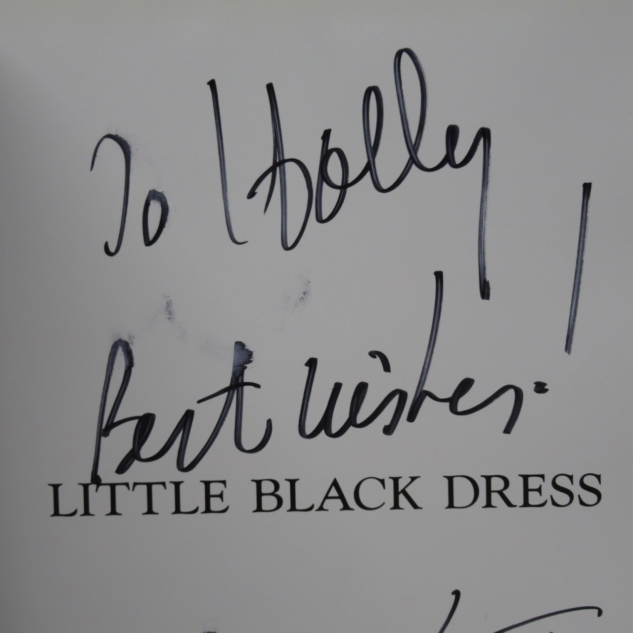 Little Black Dress by Andre Leon Talley Signed