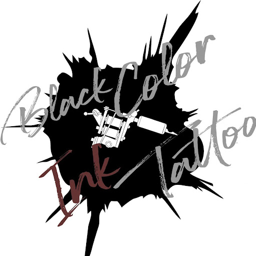 Black Color Ink Tattoo logo