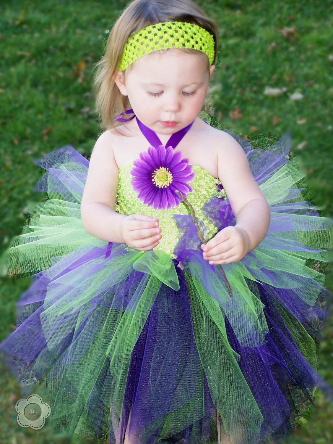 Baby TuTu Dress, Lime green