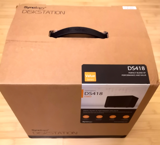 บรรจุภัณฑ์สำหรับ Synology DiskStation DS418