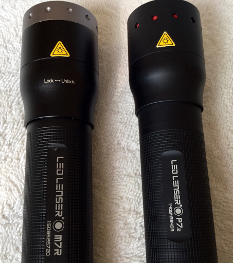 Lenser M7R compared with P7.2