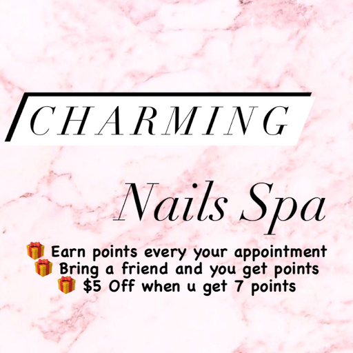 Charming Nails Spa logo